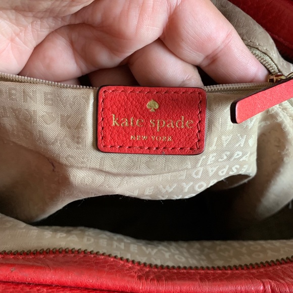 Kate spade NY cobble hill red leather tote - Picture 7 of 8